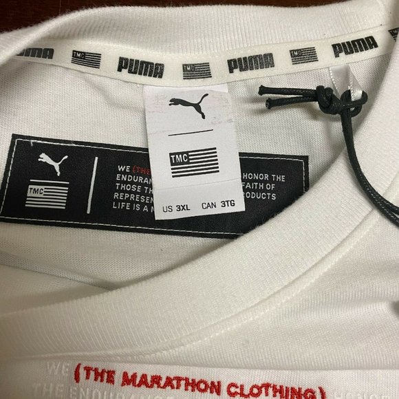 Puma TMC Crew Neck Short Sleeve Pullover T Shirt - Picture 5 of 5